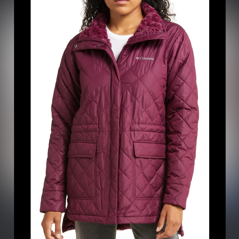 COLUMBIA Copper Crest Diamond Quilted Jacket
Marionberry size XS